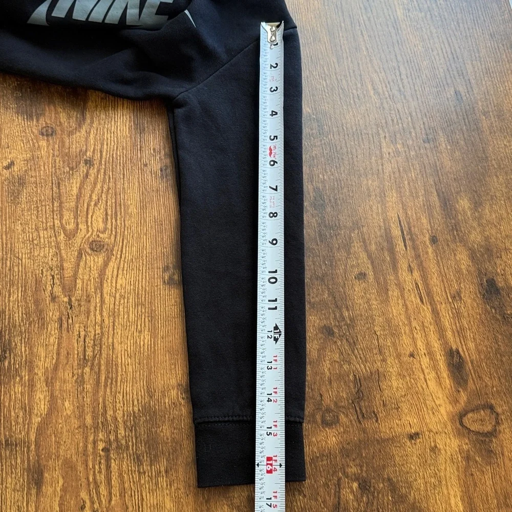 Nike Black Air Hoodie with Silver Logo